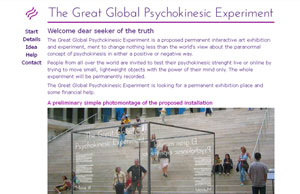 The great global psychokinesic experiment